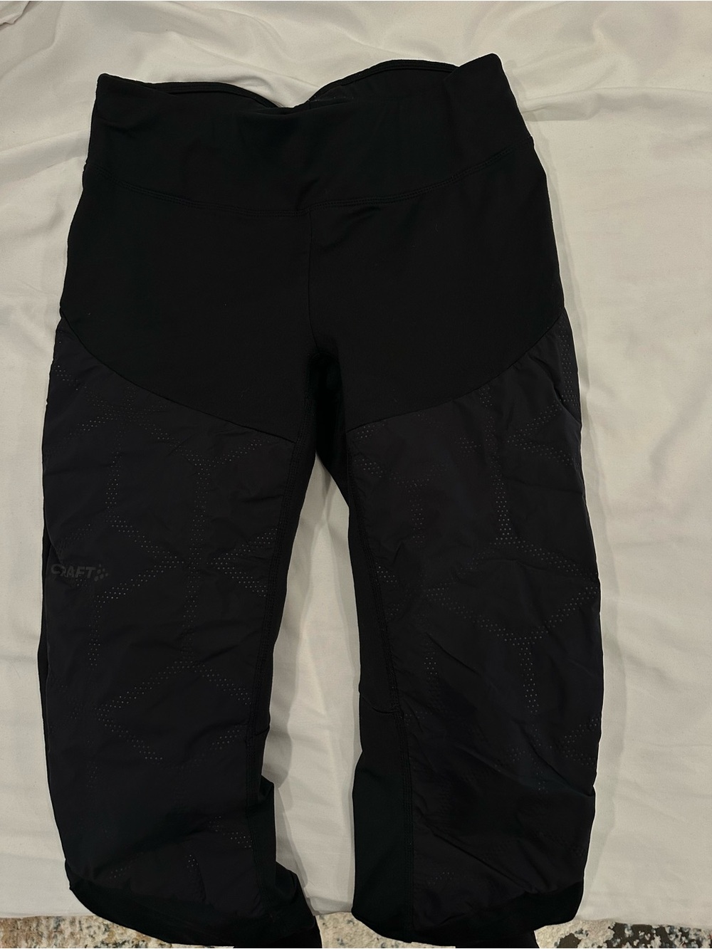 Craft Black Womens Athletic Leggings